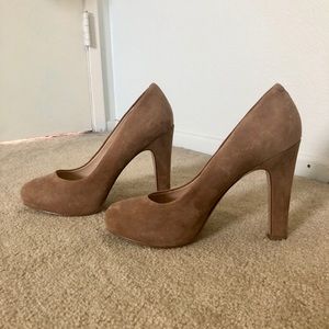 Nine West Suede Platform Pumps